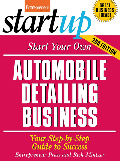 Title details for Start Your Own Automobile Detailing Business by Entrepreneur Press - Available